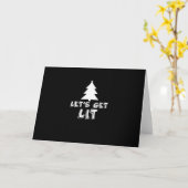 Weihnachten - Lit Classic Karte (Gelbe Blume)