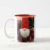 Weihnachten Litauisch Polnischer Gnome Rot Inside Zweifarbige Tasse (Links)
