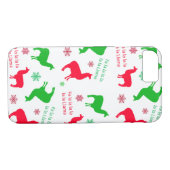 Weihnachten Llama Fa la Llama Urlaub Case-Mate iPhone Hülle (Rückseite (Horizontal))
