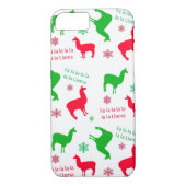 Weihnachten Llama Fa la Llama Urlaub Case-Mate iPhone Hülle (Rückseite)