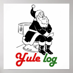 WEIHNACHTEN LOG -.png Poster