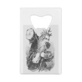 Weihnachten Log und Weihnachten Geldbeutel Flaschenöffner (Rückseite)