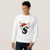 Weihnachten Logo Design phantastisch Sweatshirt. Sweatshirt (Vorne ganz)