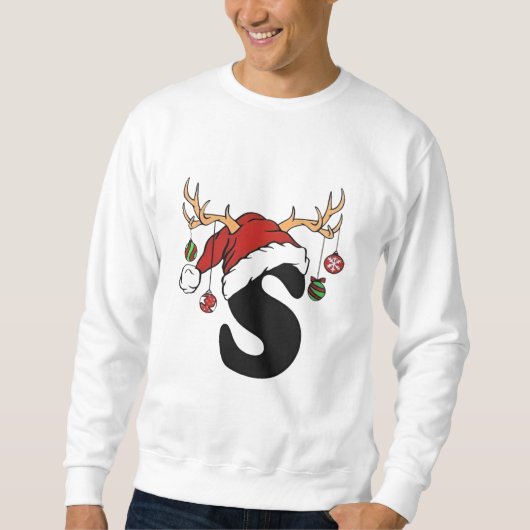 Weihnachten Logo Design phantastisch Sweatshirt. Sweatshirt (Vorderseite)