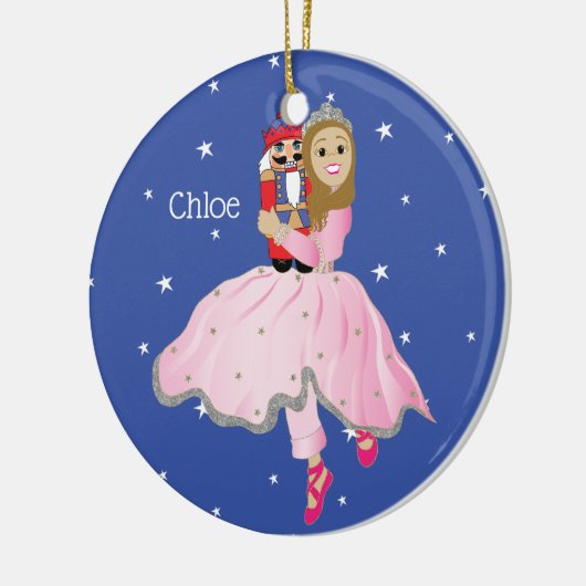 Weihnachten Lt Brown Hair Nutcracker Ballett Ornam Keramik Ornament (Links)