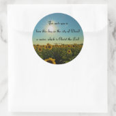 Weihnachten, Luke 2:11 Runder Aufkleber (Tasche)