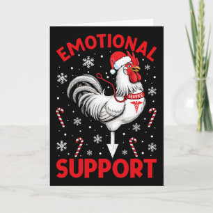 Weihnachten Lustig Emotionale Unterstützung Dirty Karte