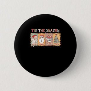 Weihnachten Lustig Vintage Tis The Season Männer F Button