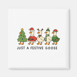Weihnachten Lustige Dumme Gans Weihnachten Pjs Nur Magnet