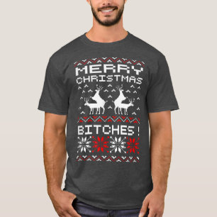 Weihnachten lustige Feiertage Rentiergeschenk Idee T-Shirt