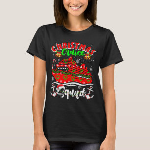 Weihnachten lustige Kreuzfahrt Gruppe farbenfrohe T-Shirt