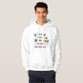 Weihnachten, lustige Weihnachtsquotenhoodie, cu Hoodie (Vorne ganz)