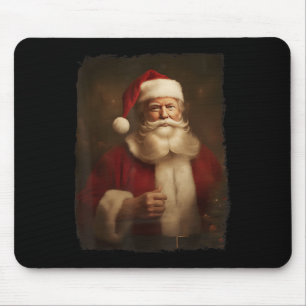 Weihnachten Lustiger Trump Santa Claus Retro Vinta Mousepad