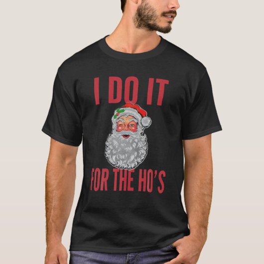 Weihnachten mache ich es für das Santa Smile Match T-Shirt (Vorderseite)