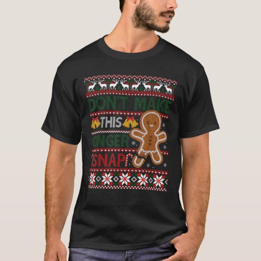 Weihnachten macht dieses Ingwer-Nickerchen nicht z T-Shirt (Vorderseite)