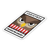 Weihnachten macht mich wütend magnet (Linke Seite)