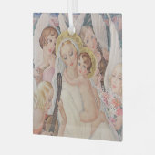 Weihnachten, Madonna mit Kind (1935) Ornament Aus Glas (Vorderseite links)