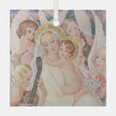 Weihnachten, Madonna mit Kind (1935) Ornament Aus Glas (Vorderseite)
