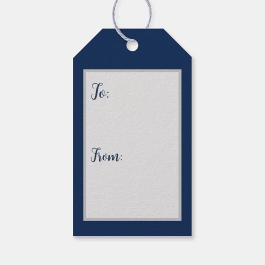 Weihnachten - Madonna mit Kind Wasserfarbe Geschenkanhänger (Rückseite)