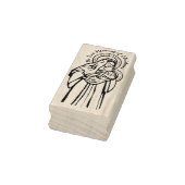 Weihnachten Madonna und Kind Gummistempel (Stempel)
