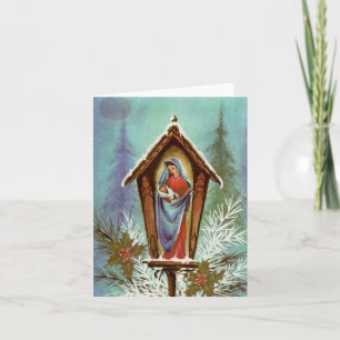 Weihnachten Madonna und Kind Karte