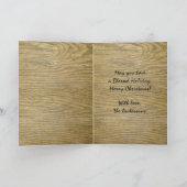 Weihnachten Madonna und Kind Rustikales Holz Chris (Innenseite)