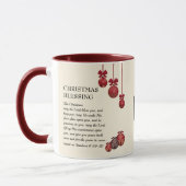 Weihnachten MAG DER LORD BLESS YOU Monogram Tasse (Links)