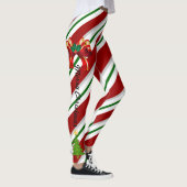 Weihnachten mag ich Bonbons Leggings mit roten grü (Rechts)