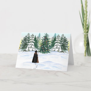 Weihnachten Magick Grußkarte Dankeskarte