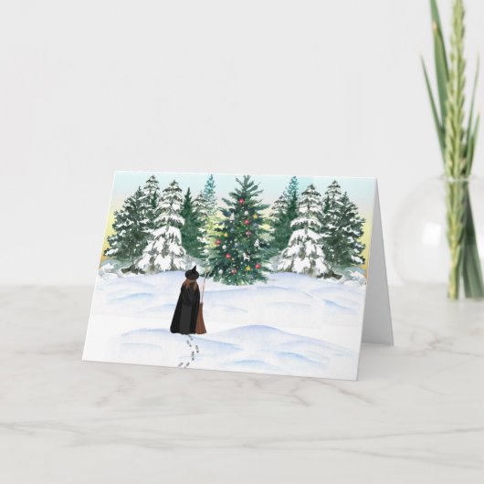 Weihnachten Magick Grußkarte Dankeskarte (Vorderseite)