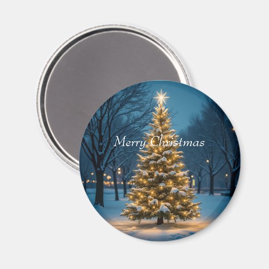 Weihnachten Magnet (Vorderseite/Rückseite)