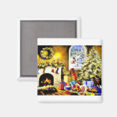 Weihnachten Magnet (Vorderseite/Rückseite)