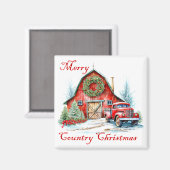 Weihnachten Magnet (Vorderseite/Rückseite)