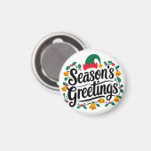 Weihnachten Magnet (Vorderseite/Rückseite)
