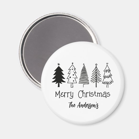 Weihnachten Magnet (Vorderseite/Rückseite)