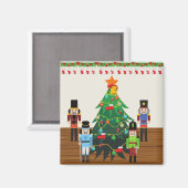 Weihnachten Magnet (Vorderseite/Rückseite)