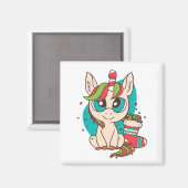 Weihnachten Magnet (Vorderseite/Rückseite)