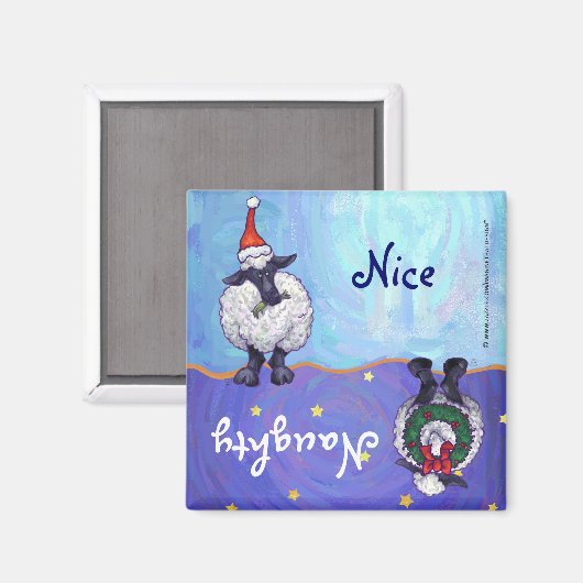 Weihnachten Magnet (Vorderseite/Rückseite)