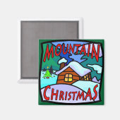 Weihnachten Magnet (Vorderseite/Rückseite)