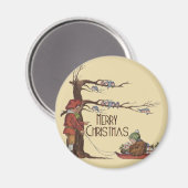 Weihnachten Magnet (Vorderseite/Rückseite)