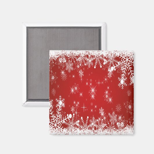 Weihnachten Magnet (Vorderseite/Rückseite)