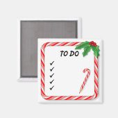 Weihnachten Magnet (Vorderseite/Rückseite)