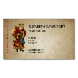 Weihnachten Magnetische Visitenkarte