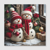 Weihnachten - Magnetkarte (Vorderseite)