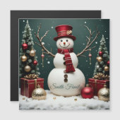 Weihnachten - Magnetkarte (Vorne/Hinten)