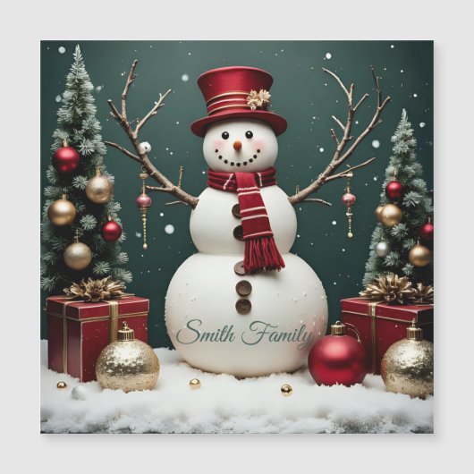 Weihnachten - Magnetkarte (Vorderseite)