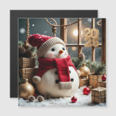 Weihnachten - Magnetkarte (Vorne/Hinten)