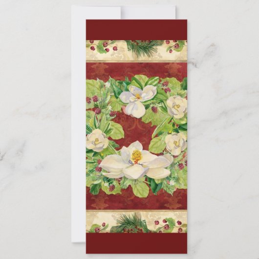 Weihnachten Magnolia-Wraath in Pine Boughs (Vorderseite)