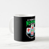 Weihnachten Mahjong Drinks Xmas Lights Group Kaffeetasse (Vorderseite Links)