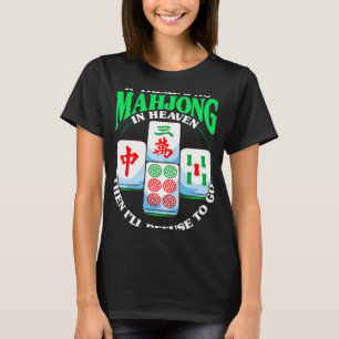 Weihnachten Mahjong Drinks Xmas Lights Group T-Shirt